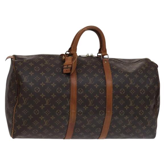 LOUIS VUITTON Monogram Keepall 55 Boston Bag M41424 - Picture 1 of 16